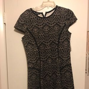 alfani mixed pattern dress